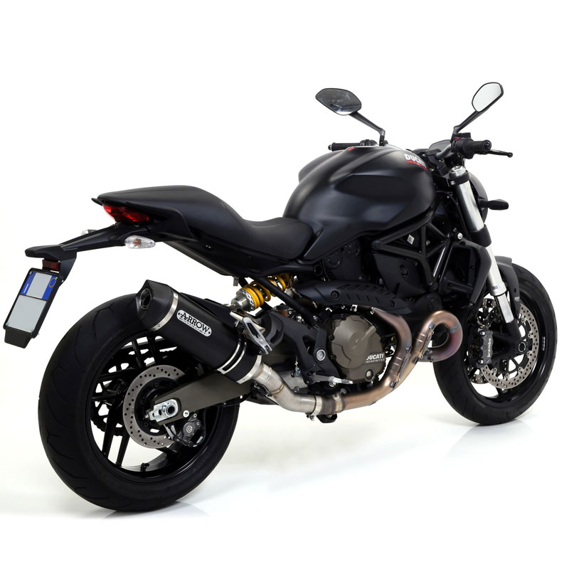 Escape aluminio negro Arrow Race Tech Ducati Monster / Diavel / MultiStrada OC